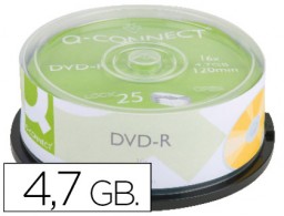 25 DVD-R Q-Connect imprimibles 4.7GB 16x 120 minutos